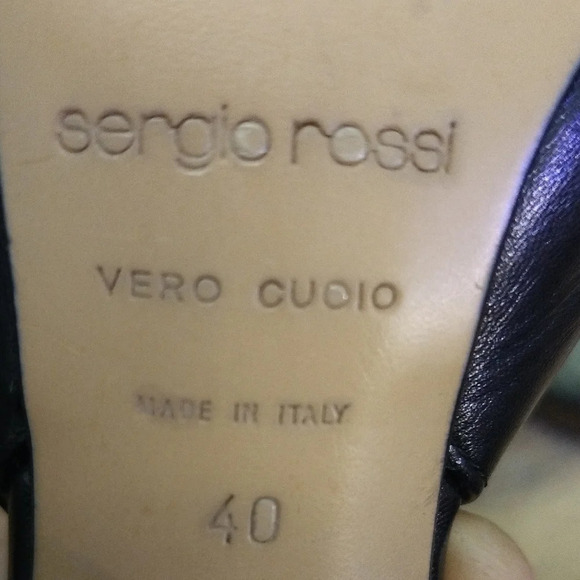 Enzo Angiolini Black Stiletto Heels with Metallic Embellishment - Picture 2 of 8